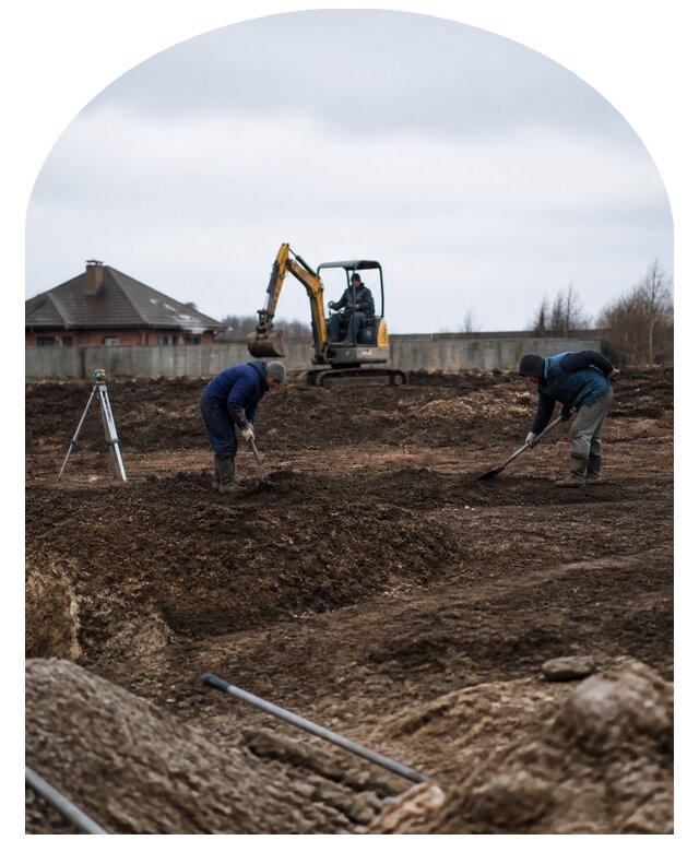 Геопластика и формирование рельефа участка в Вязьме